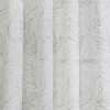 Habitat Valentina Sheer Window Treatment Tone on Tone Motif Grommet Curtain Panel for Bedroom Livingroom White - image 4 of 4