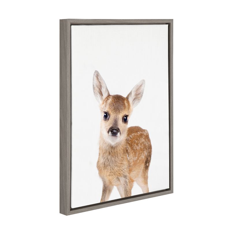 18" x 24" Sylvie Animal Studio Deer Framed Canvas by Amy Peterson - Kate & Laurel All Things Decor, 2 of 6