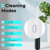 Portable Travel Electric Sonic Toothbrush Battery Operated, 2 Brush Heads Included - Black/White - 3 of 4
