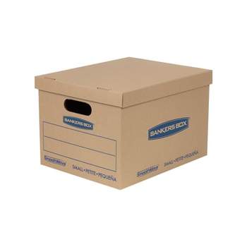 Bankers Box SmoothMove Prime - 5 cartons déménagement avec couvercle -  Fellowes Pas Cher