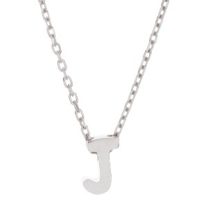 Adornia Mini Initial Pendant Necklace - 1 of 2
