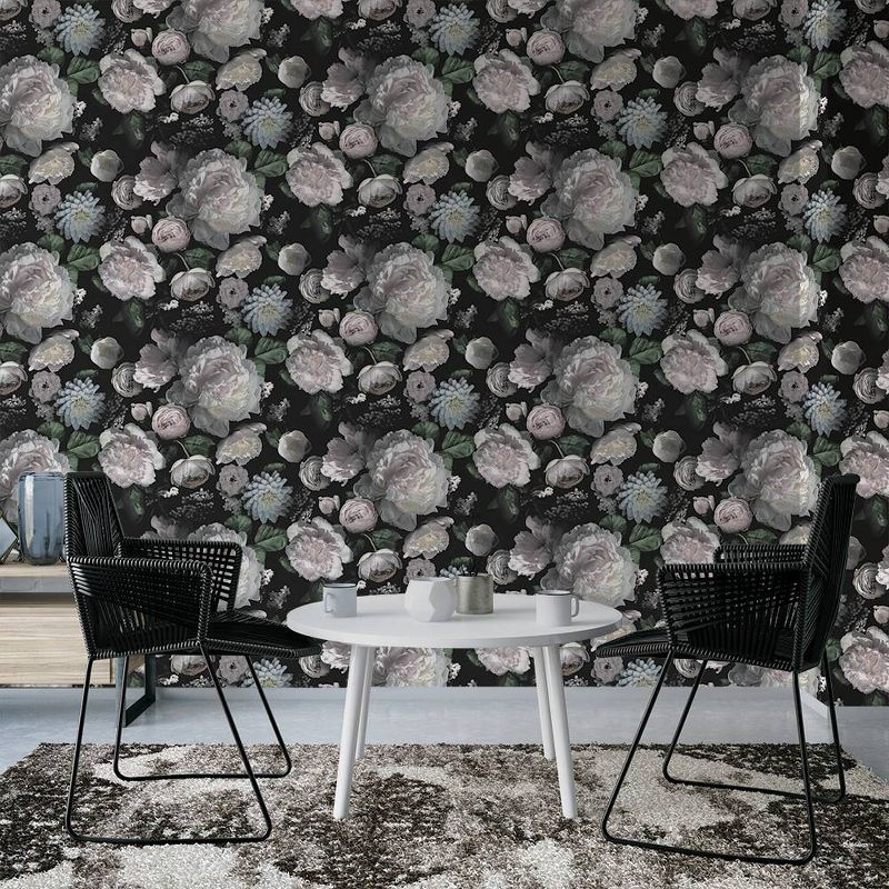 Tempaper Moody Self-Adhesive Removable Wallpaper Floral, 5 of 8
