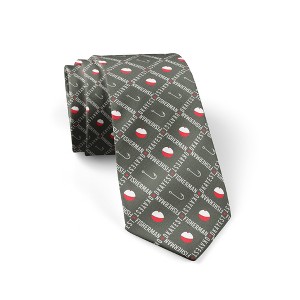 Crazy Dog T-Shirts Okayest Fisherman Necktie Funny Neckties for Men Fishing Tie Mens Novelty Neckties Fisherman Ties - 1 of 4