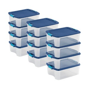 Sterilite Stackable Latch and Carry Plastic Storage Container - 1 of 4