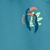 Carter's Just One You&#174 Toddler Boys' Long Sleeve Tropical Rash Guard Swimsuit Sets - Teal Blue - 3 of 4