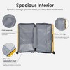 4 Piece Luggage Sets, Pc+Abs Hardside Luggage Travel Set, Lightweight Luggage With Collapsible Cup Holder, 360° Silent Spinner Wheels, Tsa Lock - 4 of 4