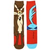 Looney Tunes Road Runner Wiley E Coyote Animigos 360 Crew Socks - 2 of 4
