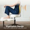 Pinmoco Ergonomic Cross-Legged Swivel Chair, Adjustable Height Meditation Chair with Back Support,  Office/Home Chair - 3 of 4