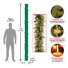 108" Pre-Lit LED Colonial Fir Artificial Christmas Garland Dual Lights - National Tree Company - 4 of 4