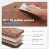 MAYEERTY 43in Foldable Storage Ottoman Foot Rest Stool Synthetic Leather Thicker Foam Seat - 3 of 4