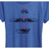 Women's - Instant Message - Cicada Sleep Love Die Short Sleeve Graphic T-Shirt - 2 of 4