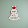 Metal Merry Christmas Bell Sign 9.75"H - 2 of 3