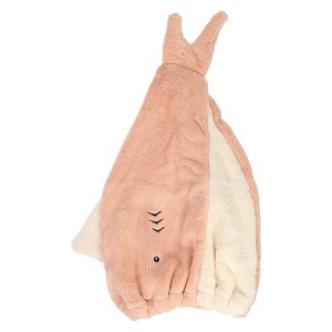 Unique Bargains Adult Lightweight Strong Absorbent Hair Drying Towel 1 Pc - 1 of 4