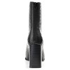 Journee Collection Womens Brielle Back Heel Zip Stacked Heel Booties - 3 of 4