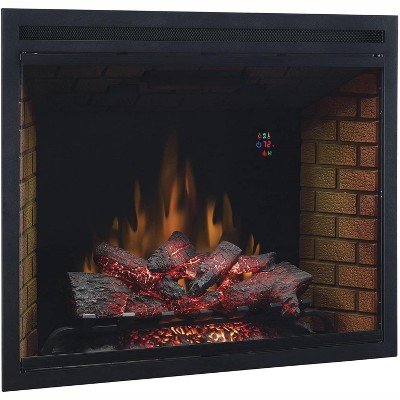 ClassicFlame 39-In LED Builders Electric Firebox with Fixed Glass - 39EB500GRA