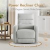 Spruce & Spring Power Glider Swivel Rocker Recliner Chair Nursery Recliner - 3 of 4