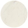 vidaXL Coffee Table White 23.6"x23.6"x13.8" Real Stone with Marble Texture - 3 of 4