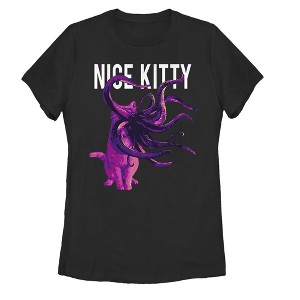 Women's Marvel Captain Marvel Goose Nice Kitty T-Shirt - 1 of 3