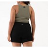Women's Crinkle Washed Racerback Crop Tank Top - Bloch - 2 of 3