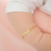 Girls' Cross Cutout Tag ID Bracelet 14k Gold - In Season Jewelry - 3 of 4