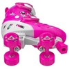	Roller Derby Trac Star Youth Kids' Adjustable Roller Skate - White/Pink - image 3 of 4