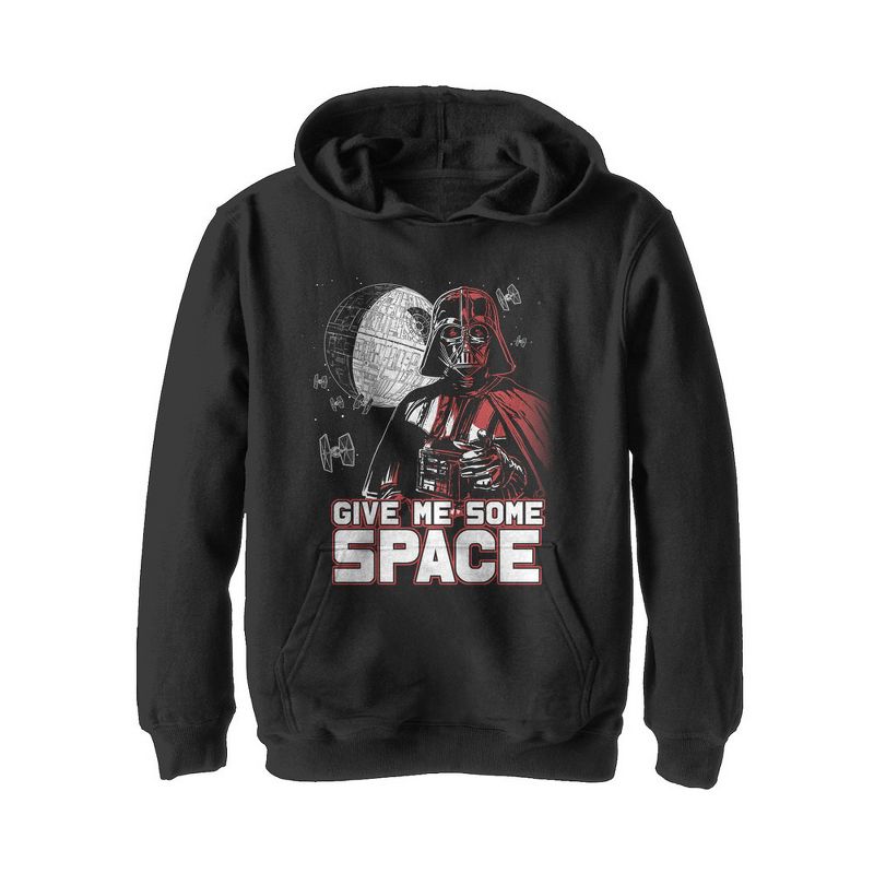Boy's Star Wars Darth Vader Need Space Pull Over Hoodie, 1 of 5