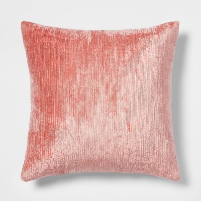 Blush pink velvet online throw