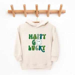 The Juniper Shop Happy Go Lucky Smiley Face Toddler Graphic Hoodie - 1 of 3