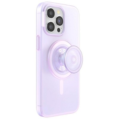PopSockets PopCase for MagSafe for Apple iPhone 15 Pro Max - Opalescent Clear
