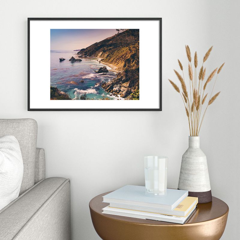 Bethany Young Photography Big Sur Pacific Coast Highway 13"x19" Black Metal Framed Art Print - Deny Designs, 2 of 5