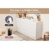 12 Drawer Dresser for Bedroom, 61 Inch Wood Dresser with Power Outlet, Wide Chest of Drawers for Living Room, Hallway - 4 of 4