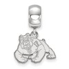 Black Bow Jewelry Sterling Silver California State Fresno Bulldogs NCAA Bead Charm - 2 of 4
