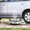 Costway 16.5" Pressure Washer Surface Cleaner Stainless Steel Surface Cleaner Attachment - 2 of 4