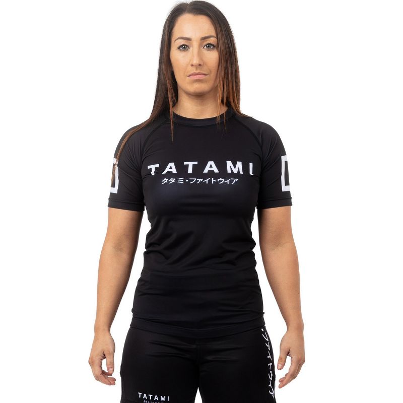 Tatami Fightwear Women's Katakana Short Sleeve Rashguard - Black, 1 of 7