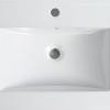 Vynxaria 29.9"D x 18.3"W Gloss White Ceramic Bathroom Sink Vanity Top Basin Only - 3 of 4