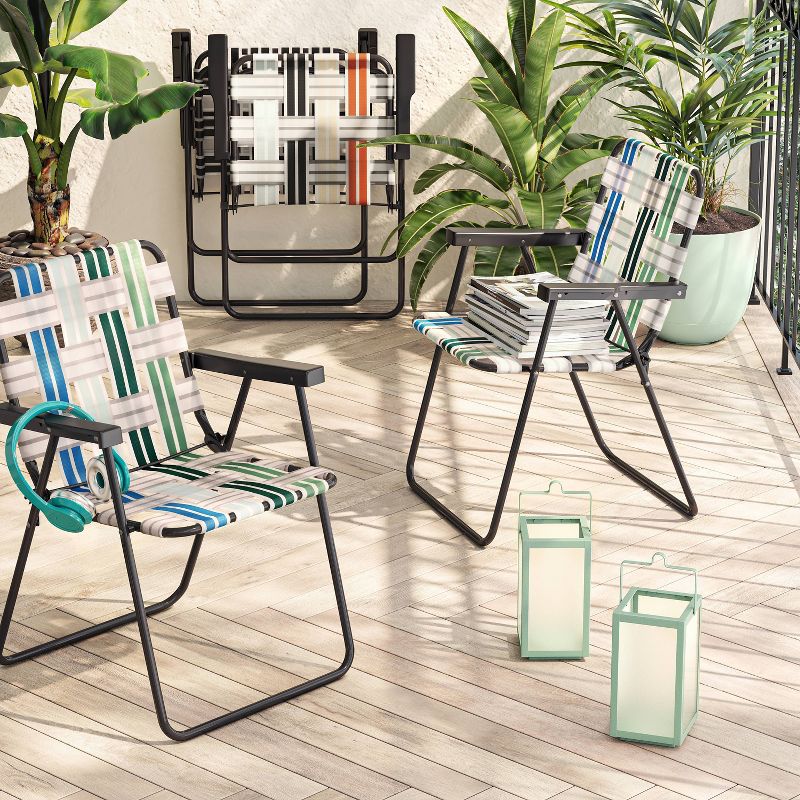 Web Strap Patio Chair - Room Essentials™
, 2 of 9