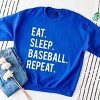 Simply Sage Market Eat Sleep Baseball Repeat Sweatshirt - 2XL - Royal - 3 of 4