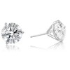 Pompeii3 Certified 8 Ct tw 14k White Gold Lab Created Round-Cut Diamond Martini Studs - 3 of 4
