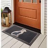 A1HC All Weather Rubber Door Mat, 18”X30”, Dirt Grabber Durable Welcome Doormat, Low Profile Entryway Mats for Home - 3 of 4