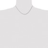 Black Bow Jewelry 2.5mm Stainless Steel Spiga Link Chain Necklace - 2 of 4