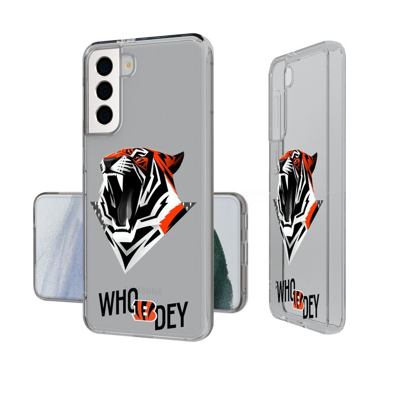 Keyscaper Cincinnati Bengals 2024 Illustrated Limited Edition Clear Phone Case, 1 of 7