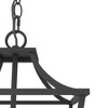 Laurel Ridge 12" 4-Light Pendant Brushed Nickel Traditional Ceiling Light - 2 of 2
