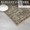 Living Room Rug Washable Indoor Carpet with Non-Slip Backing, Non-Shedding Distressed Printed Rug, Traditional Area Rug for Bed Room - 3 of 4
