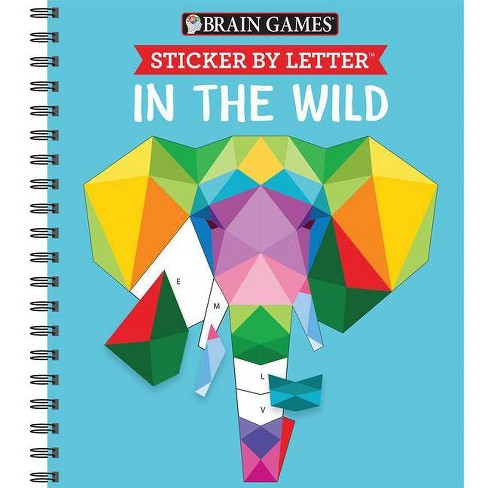 Brain Games - Sticker By Letter: Playful Pets (sticker Puzzles - Kids  Activity Book) - (spiral Bound) : Target