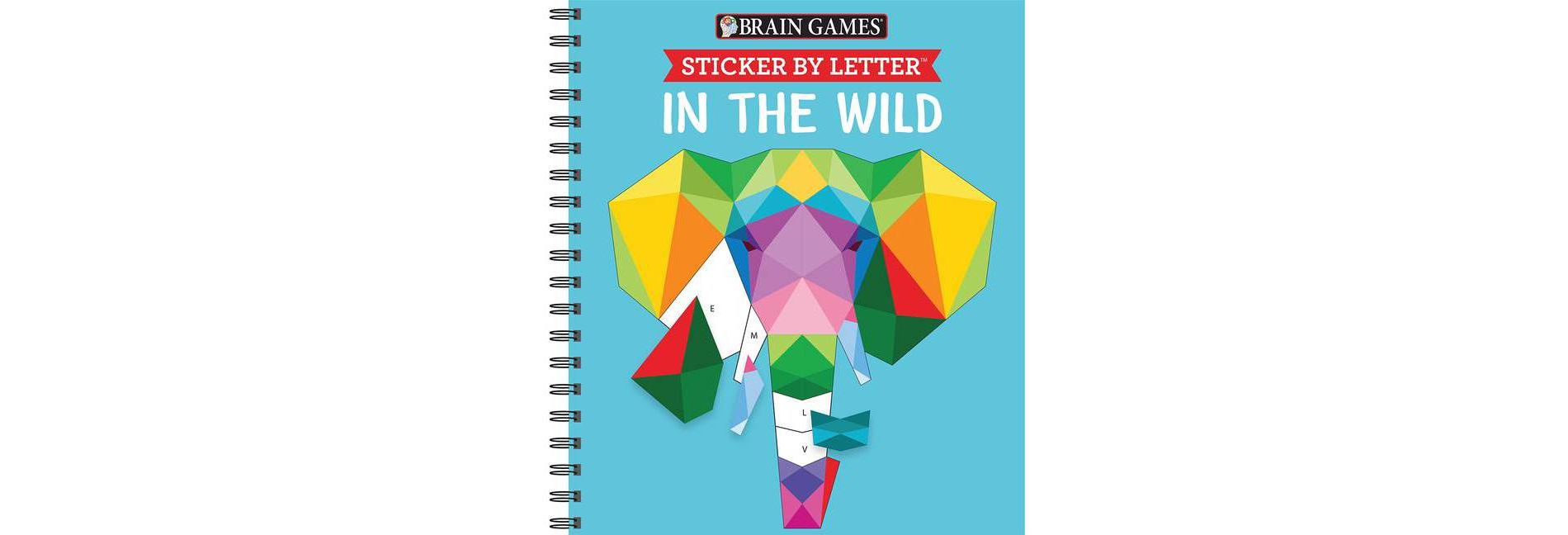 Sticker Puzzles in the Wild - (Spiral_bound) (Spiral Bound)