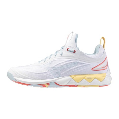 Обувь Mizuno Wave Luminous Women's Volleyball Shoe, 10 1/2, White-Calypso Coral