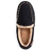 RockDove Men's Carter Faux Fur Lined Microsuede Moc Slipper - 3 of 4