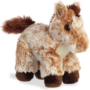 Aurora® Mini Flopsie™ Mocha Horse™ 8 Inch Stuffed Animal Plush - 1 of 4