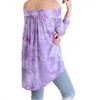 Women's Tie Dye Off The Shoulder High Low Tunic - umgee - 2 of 3