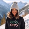 Simply Sage Market Women's Graphic Sweatshirt Stay Cozy Snowflake - 2 of 2